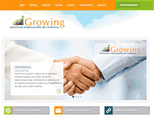 Tablet Screenshot of growing.cl